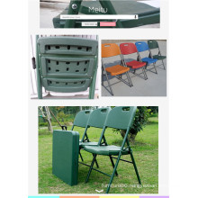 Army Used Plastic Folding Metal Chair